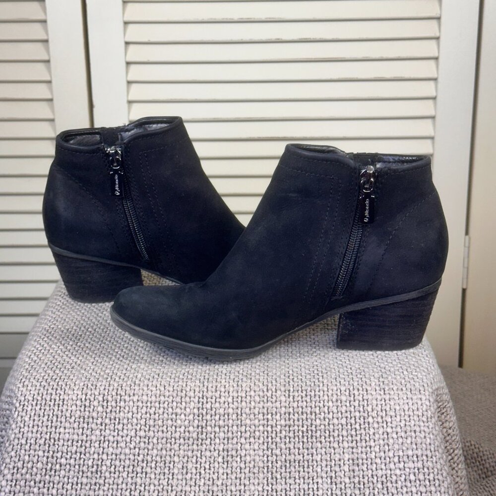 Blondo Vali 2.0 Waterproof Black Suede Ankle Boot Womens Size 6 Bootie MSRP $145 - Picture 6 of 7